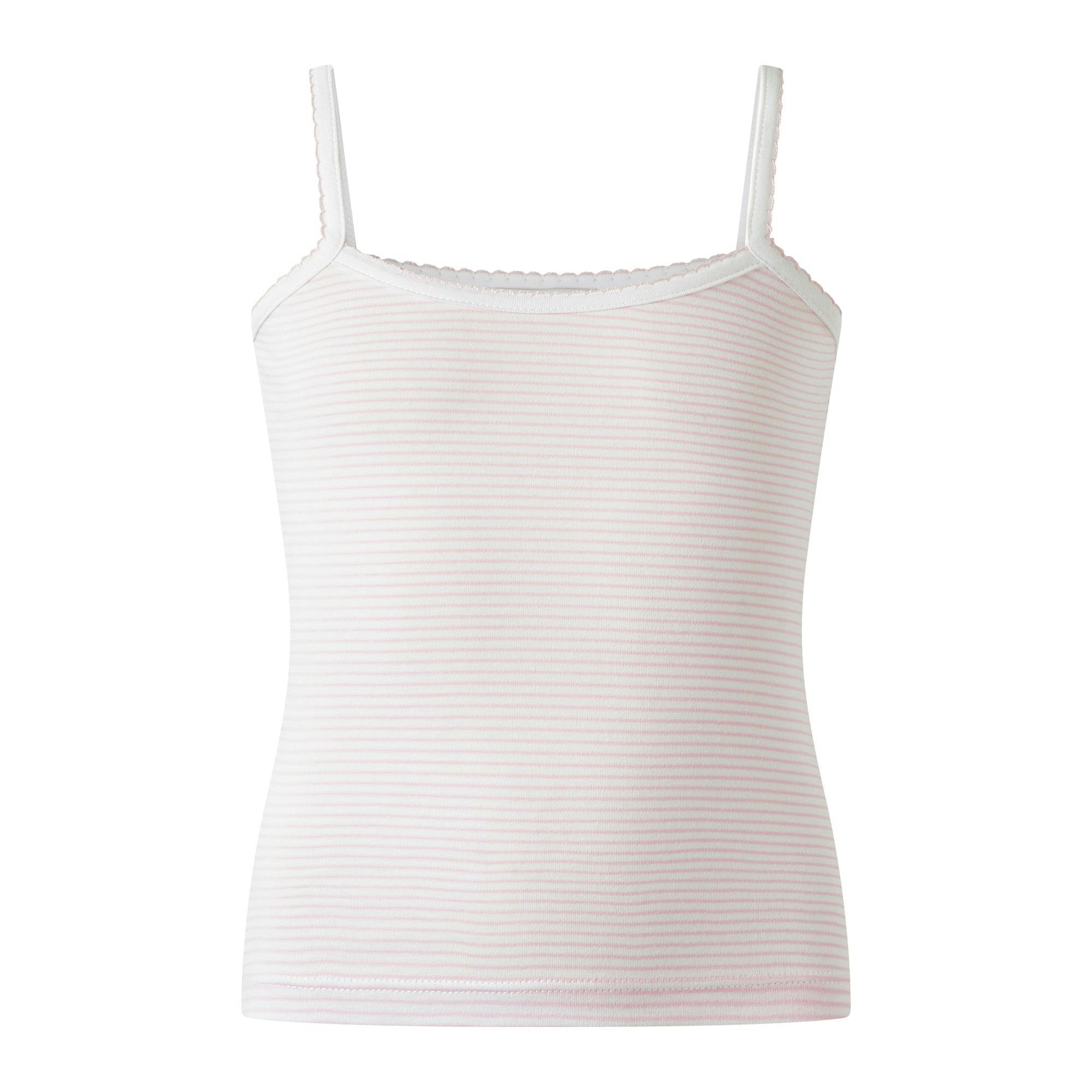 Pima Pink Stripe Underwear Set