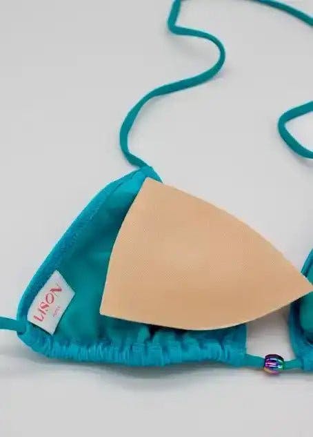 Girls' triangle bikini, jade | BERMUDA 2P