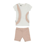 Arc Patch 2-Piece Top & Short Set