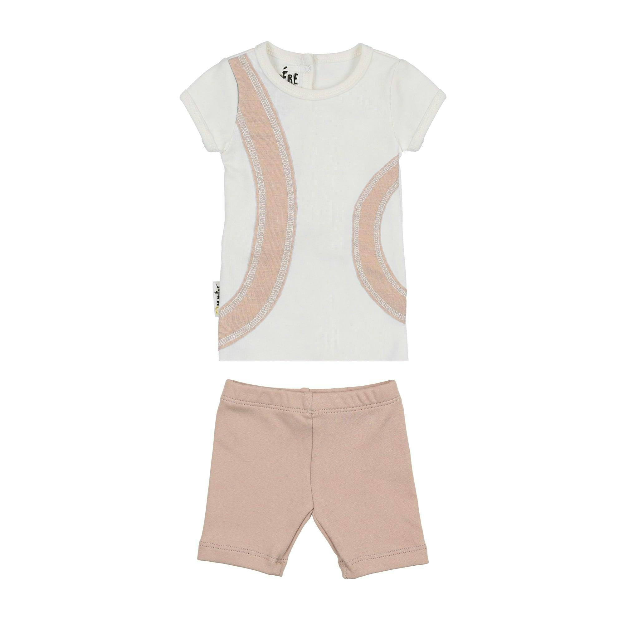 Arc Patch 2-Piece Top & Short Set