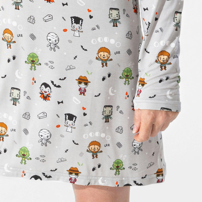 Little Monsters Bamboo Women's Nightgown