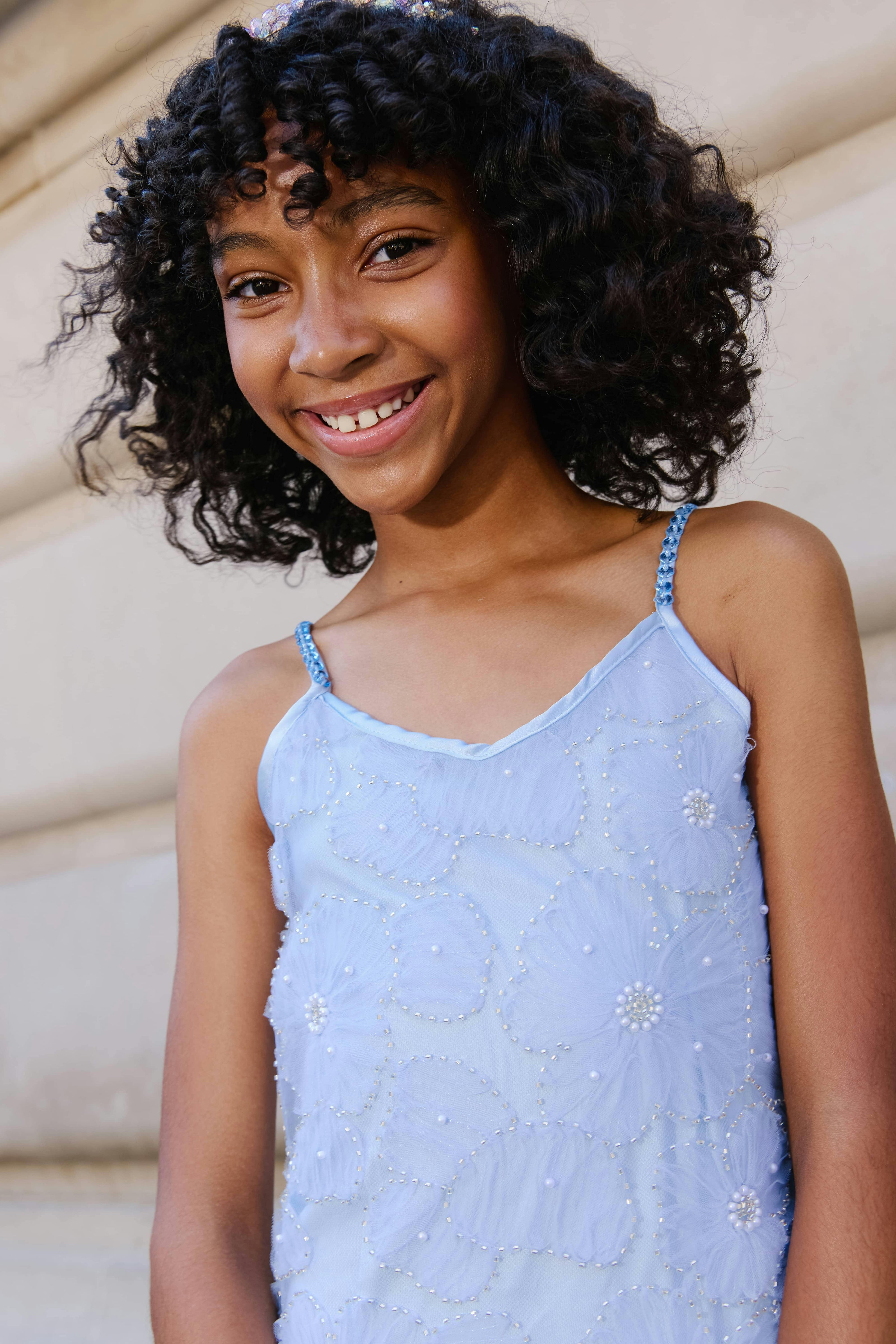 Princess Beaded Flowers Dress