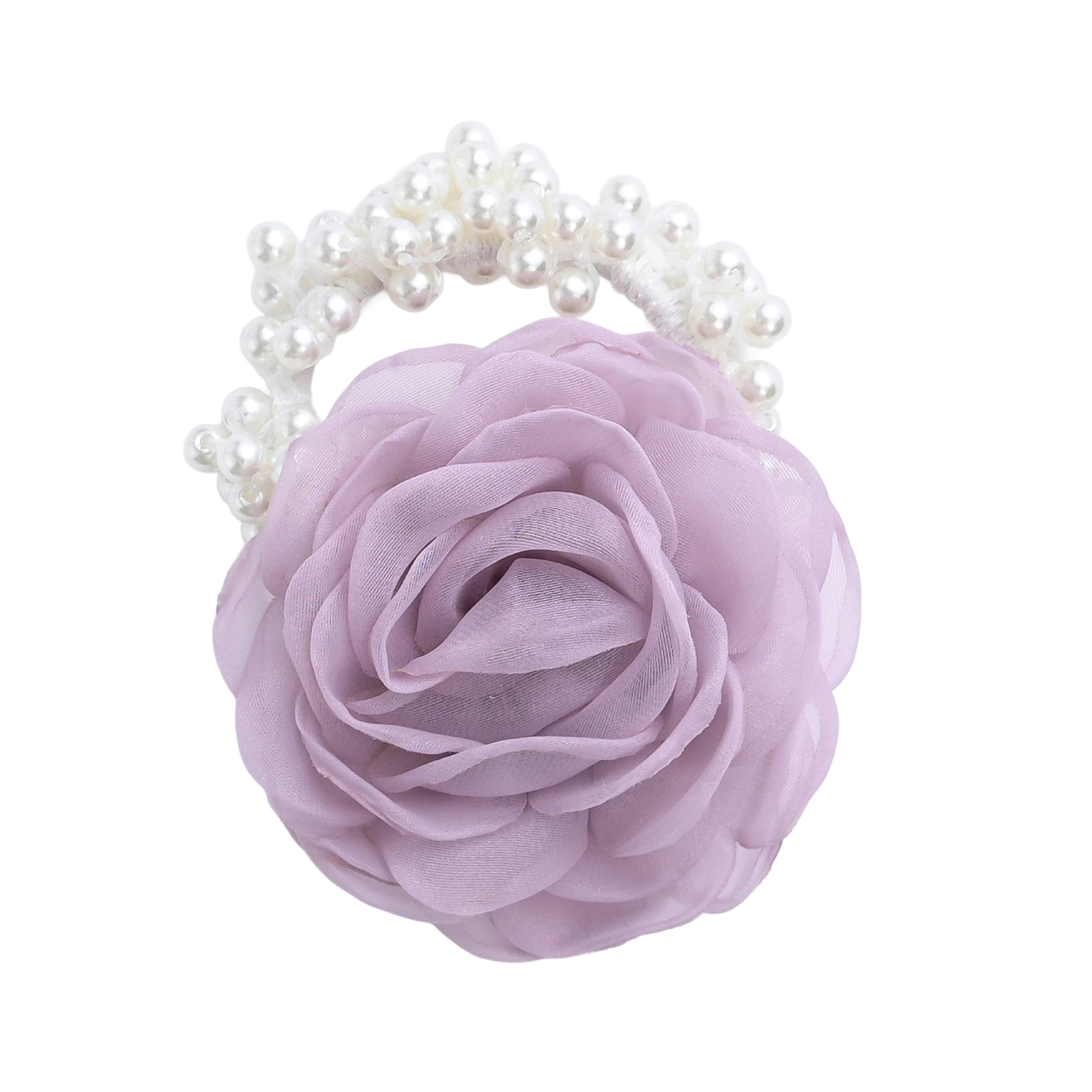 Pearl Petal Scrunchie set