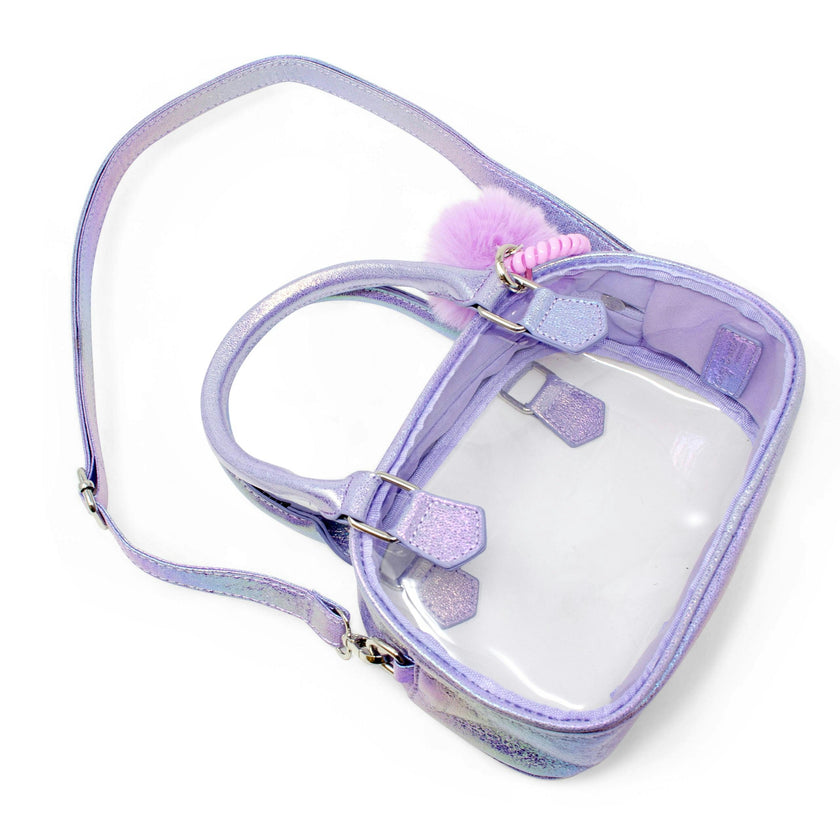 Girl's Game Day Glam Clear Crossbody Handbag