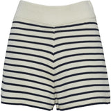 LEA STRIPE SHORT | IVORY + NAVY