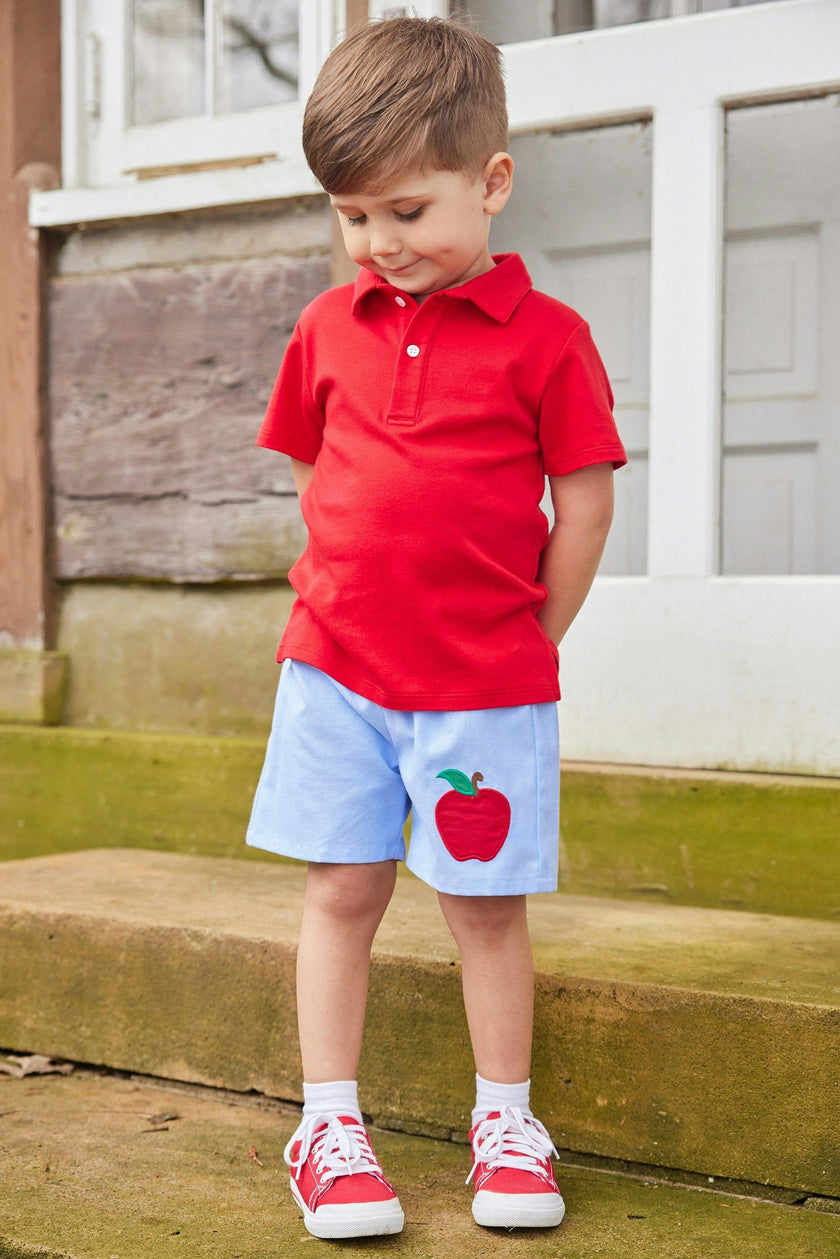 Short Sleeve Polo - Red