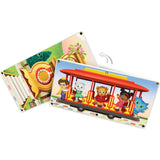 Daniel Tiger's Neighborhood Ride-Along Trolley Magnetic Tiles Set