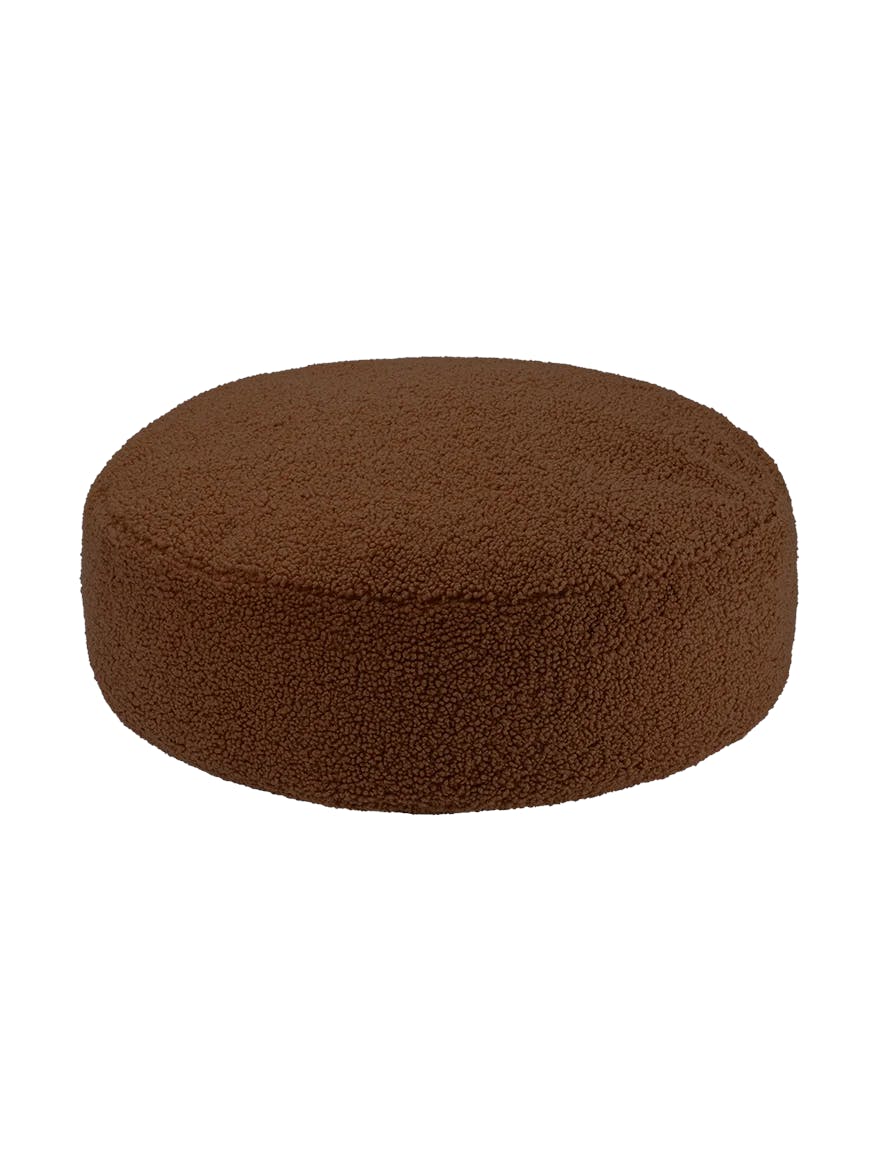 Warm Hazel Ottoman