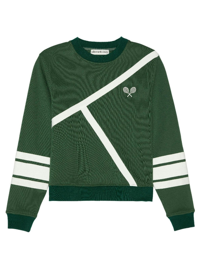 Elle Sweatshirt - Tennis Lines