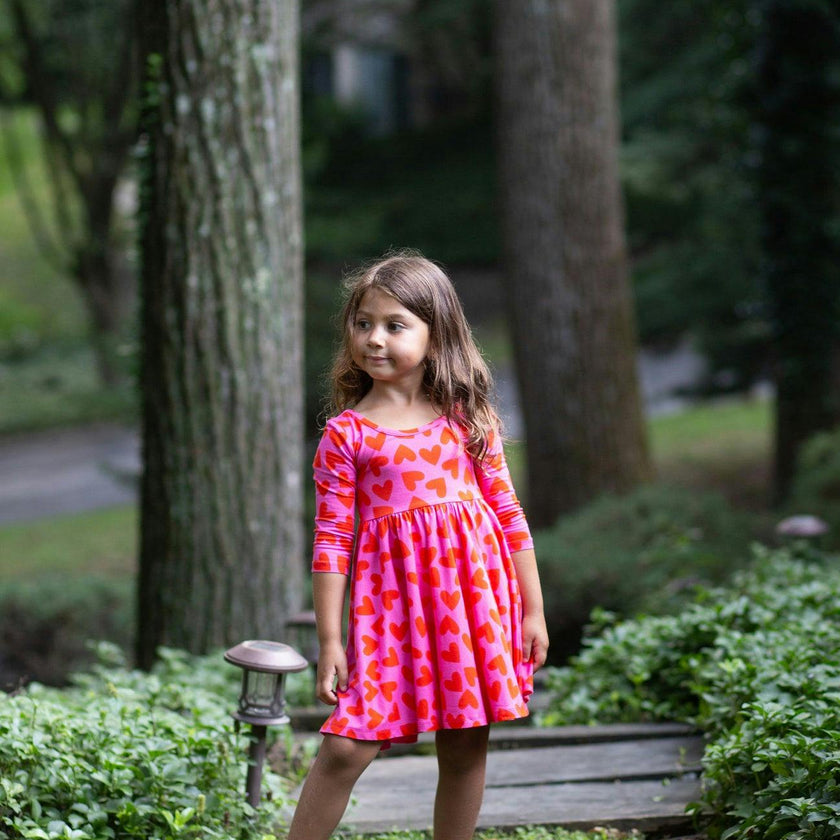 Twirly Dress in Hearts