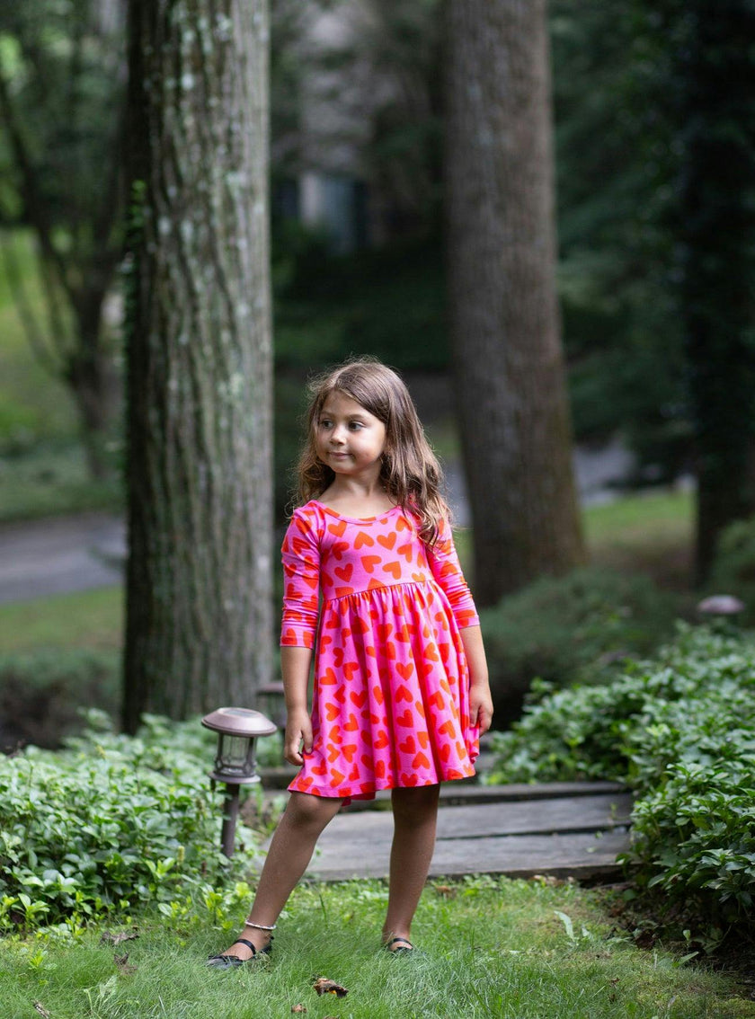 Twirly Dress in Hearts