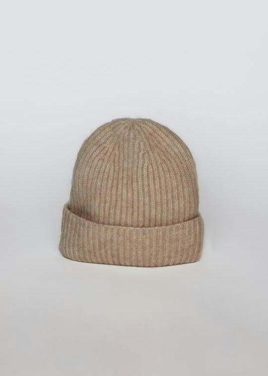 Cashmere Rib Beanie