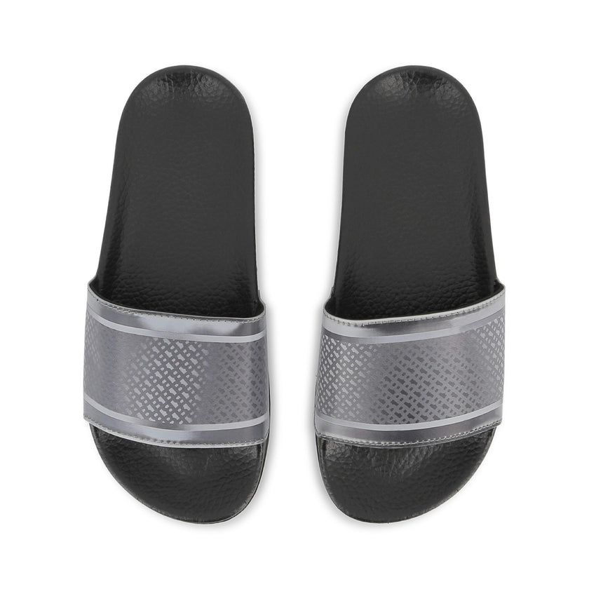 Black & Gray Grid Slides