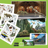Panorama Sticker Book: Dinosaurs