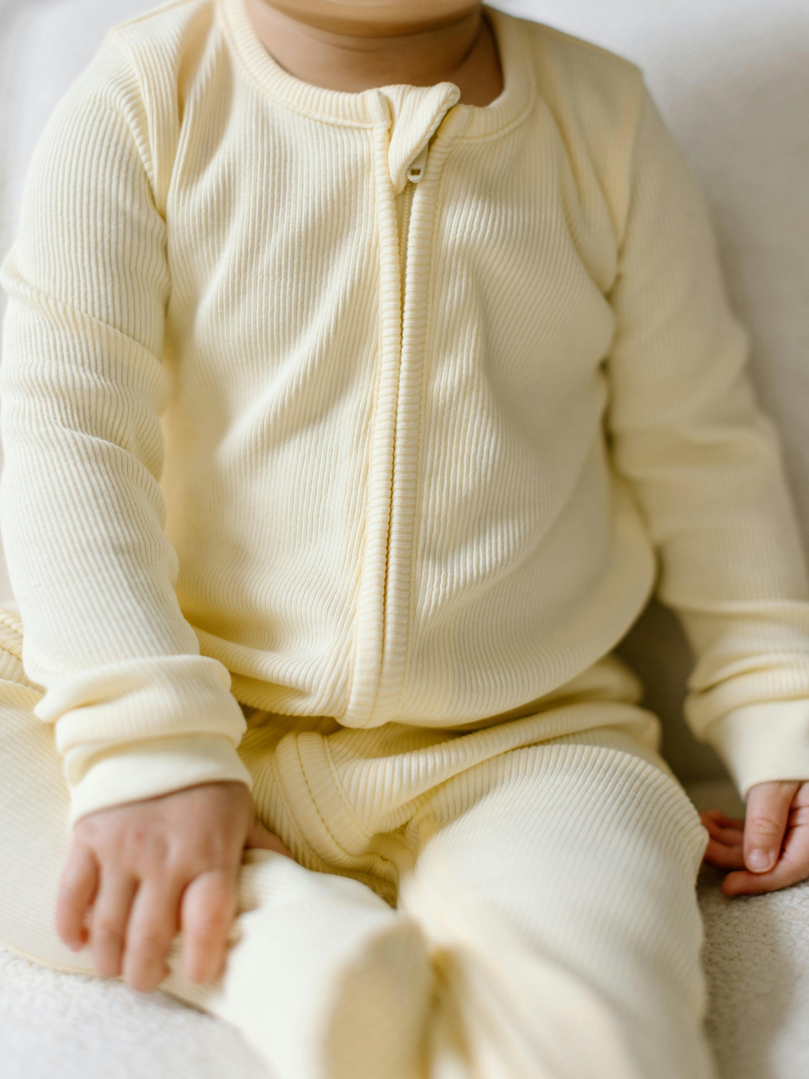 Kit Ribbed Zipper Sleeper