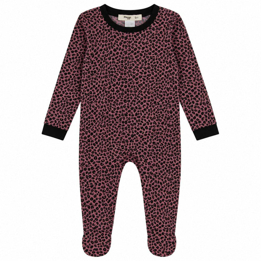 Bamboo Leopard Footie