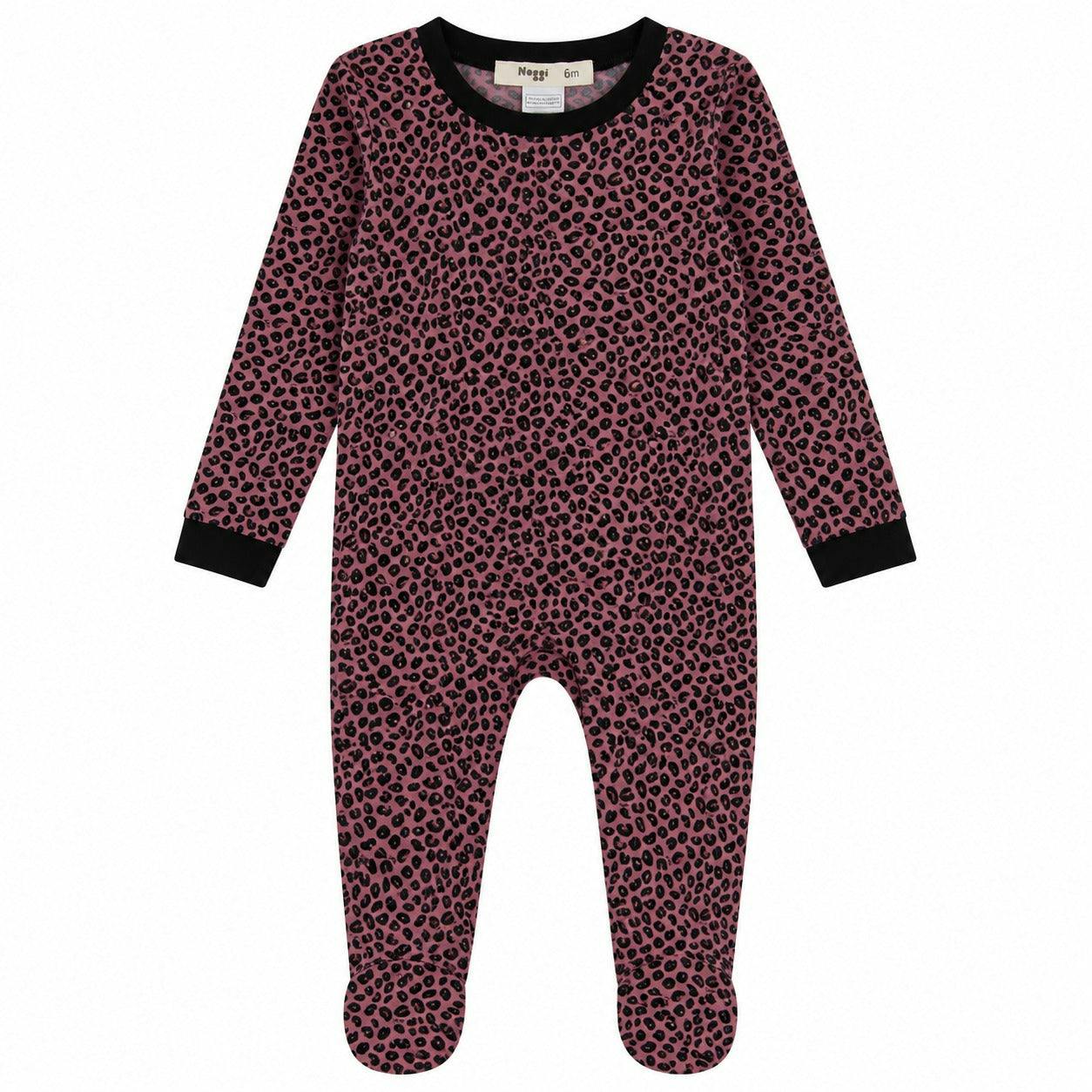 Bamboo Leopard Footie