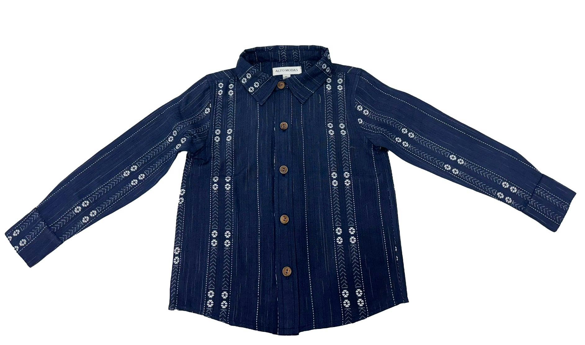 Midnight Loom Button Down Shirt