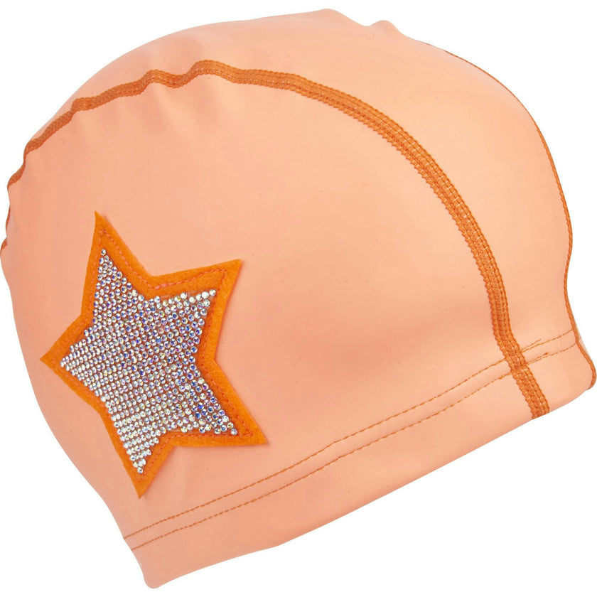 Coral Star Swim Cap
