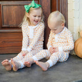 Alden Girls' Pajama Pant Set - Harvest Pumpkin