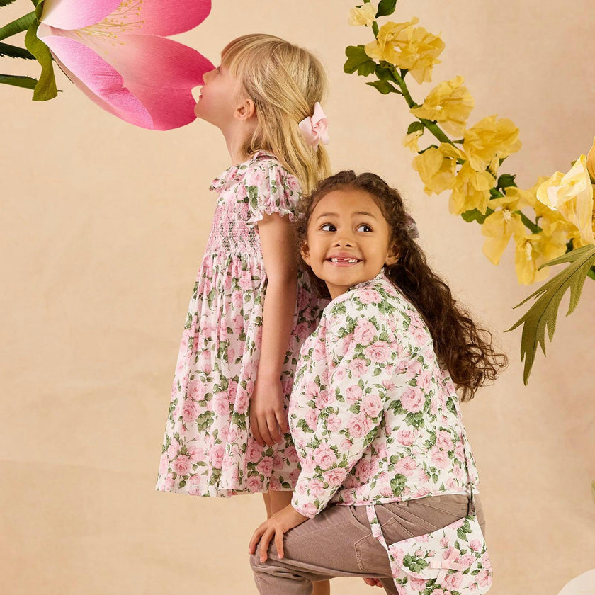 Jacket in Pink Carline Rose