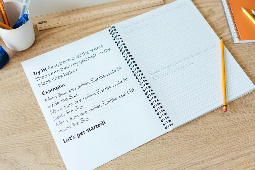 Print Handwriting Practice for Kids 8-12