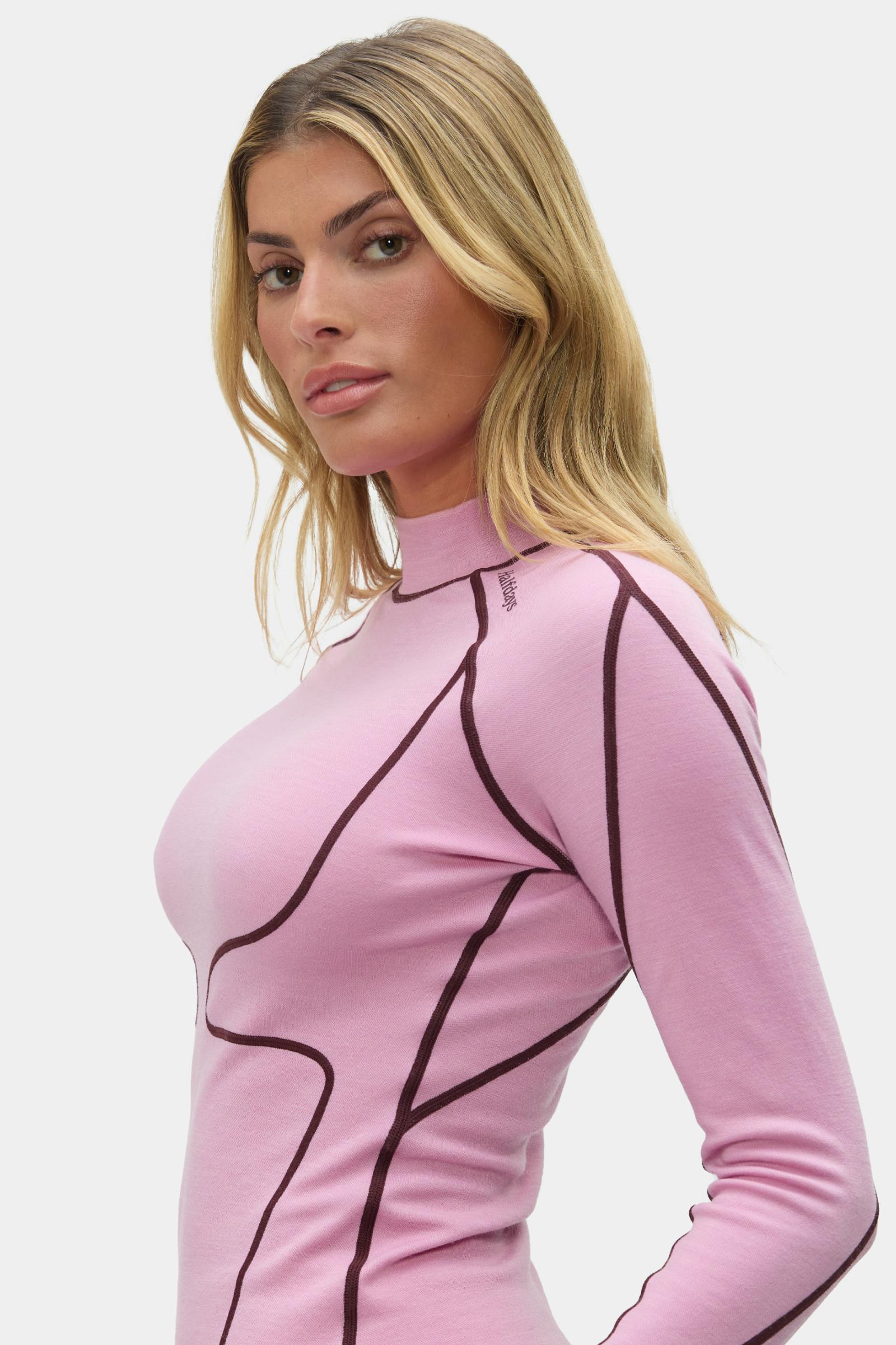 Fay Midweight Merino Top Amethyst