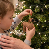 Bullmastiff Hand Knit Christmas Ornament