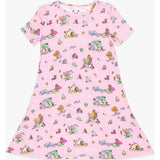 Mermaid Lagoon Girls' Short Sleeve Dress