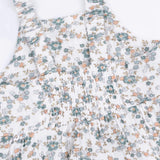 Camille Floral - Peplum Tank with Smocked Waist Pant