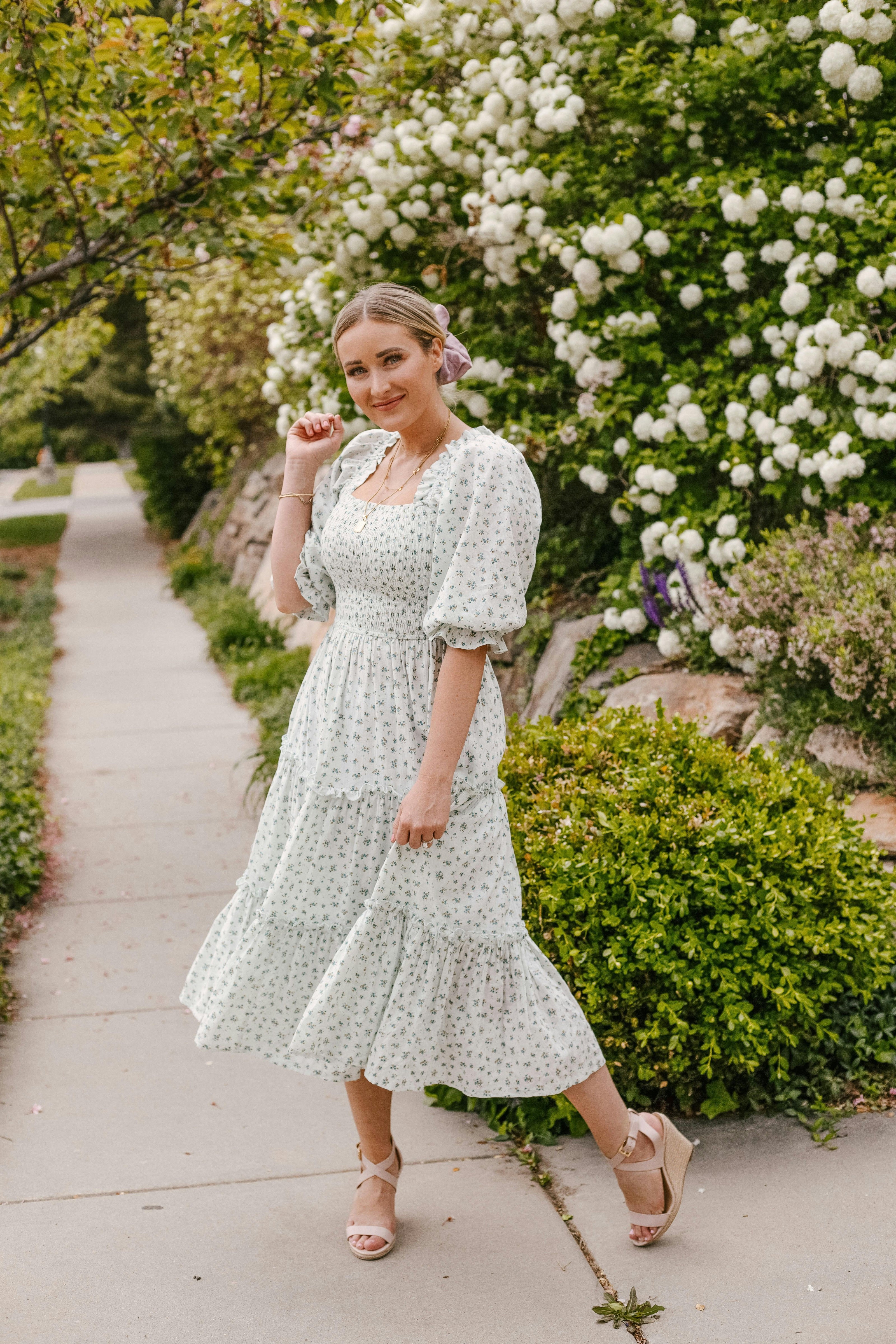 Madeline Dress in Blue