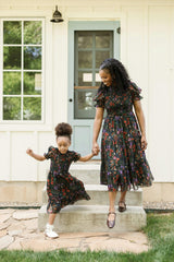 Mini Cordelia Dress in Evergreen Vivid Meadow
