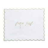 Refined and Enlarged Gold Scalloped Challah Cover