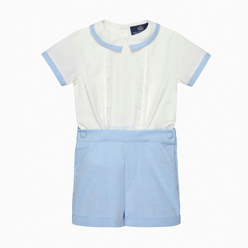 The Rupert Set in Pale Blue/White