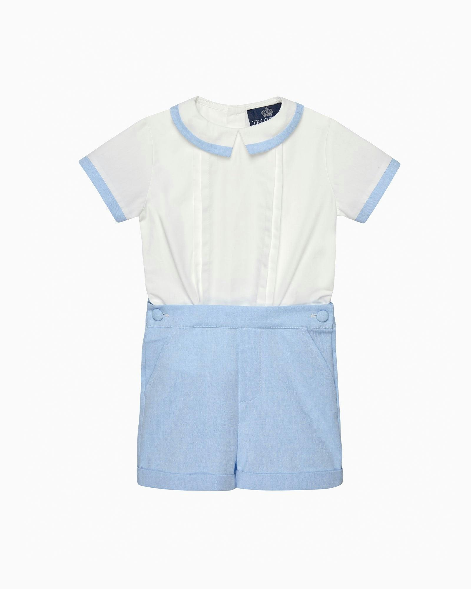 The Rupert Set in Pale Blue/White