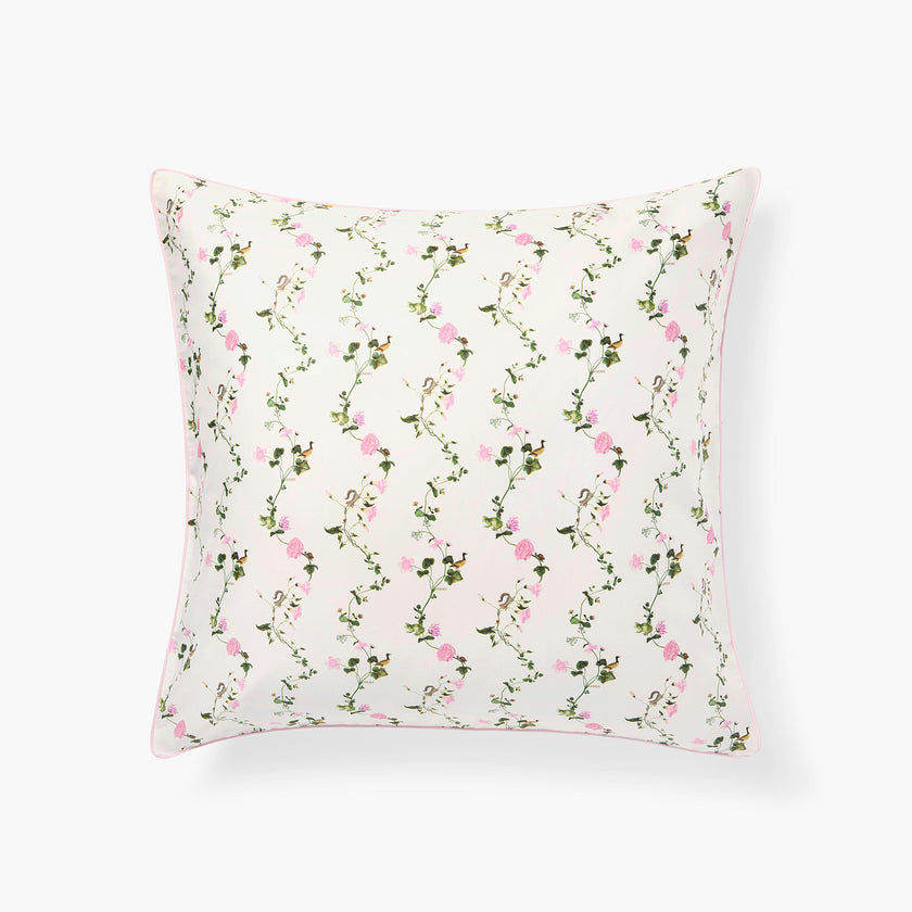 The Euro Sham - Pink Pond Floral