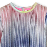 Shiny pleated dress