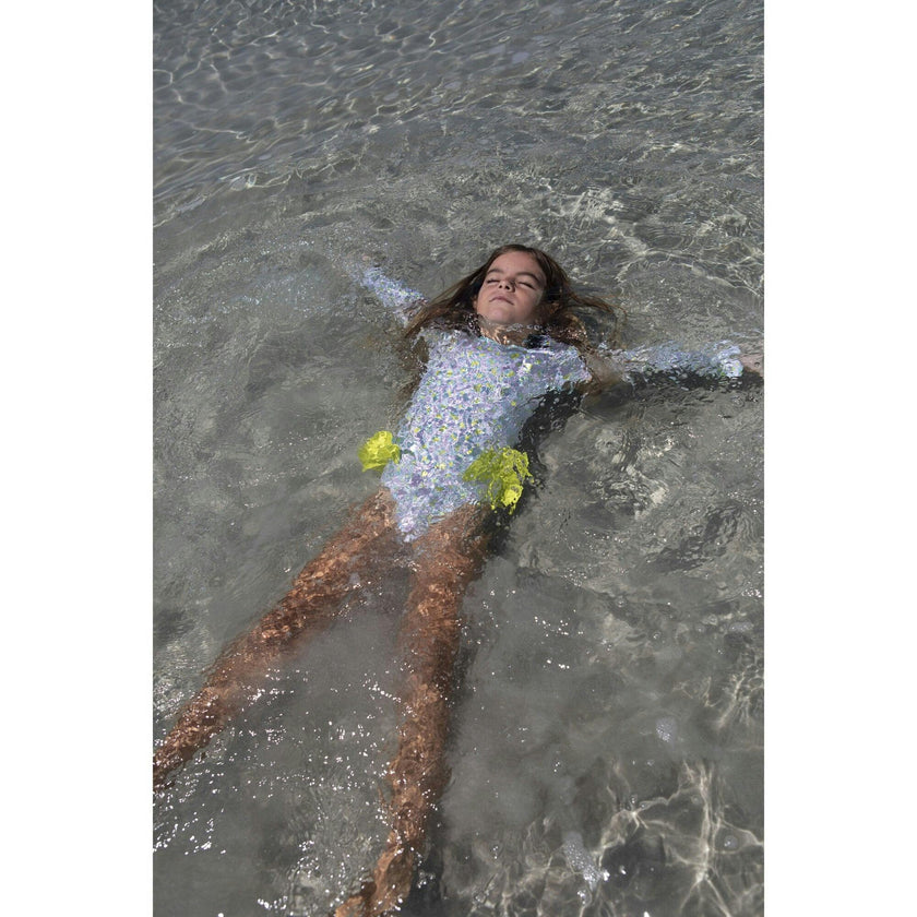 Candy animal dots long sleeve swimsuit