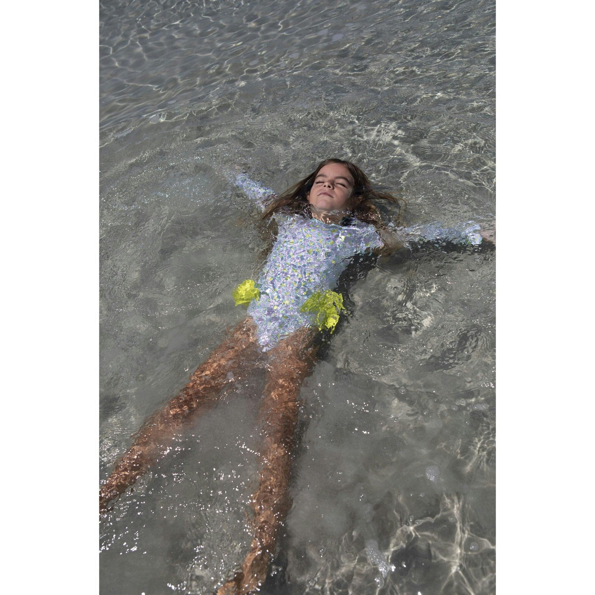 Candy animal dots long sleeve swimsuit
