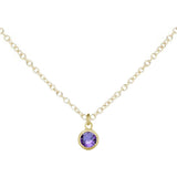 February Birthstone Necklace