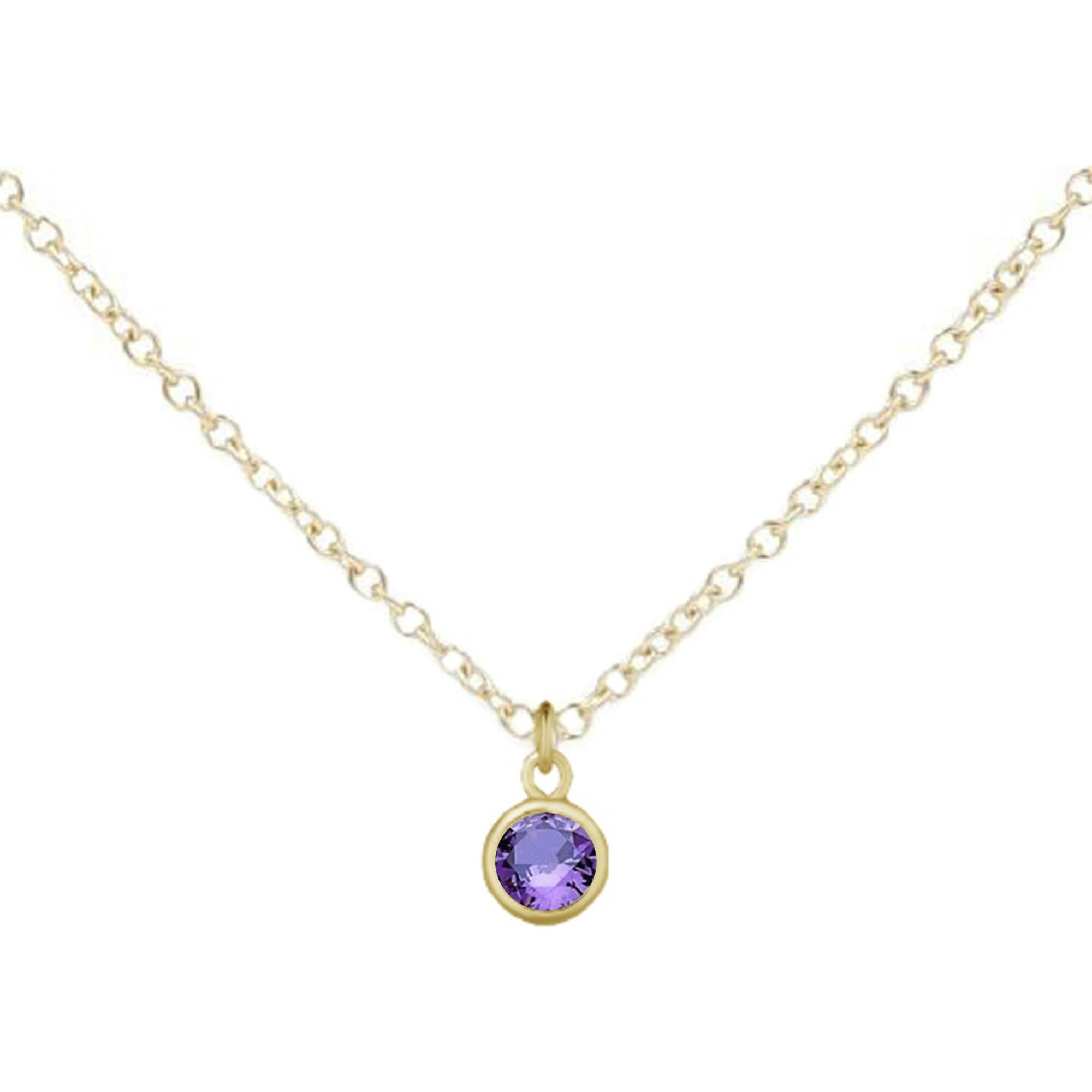 February Birthstone Necklace