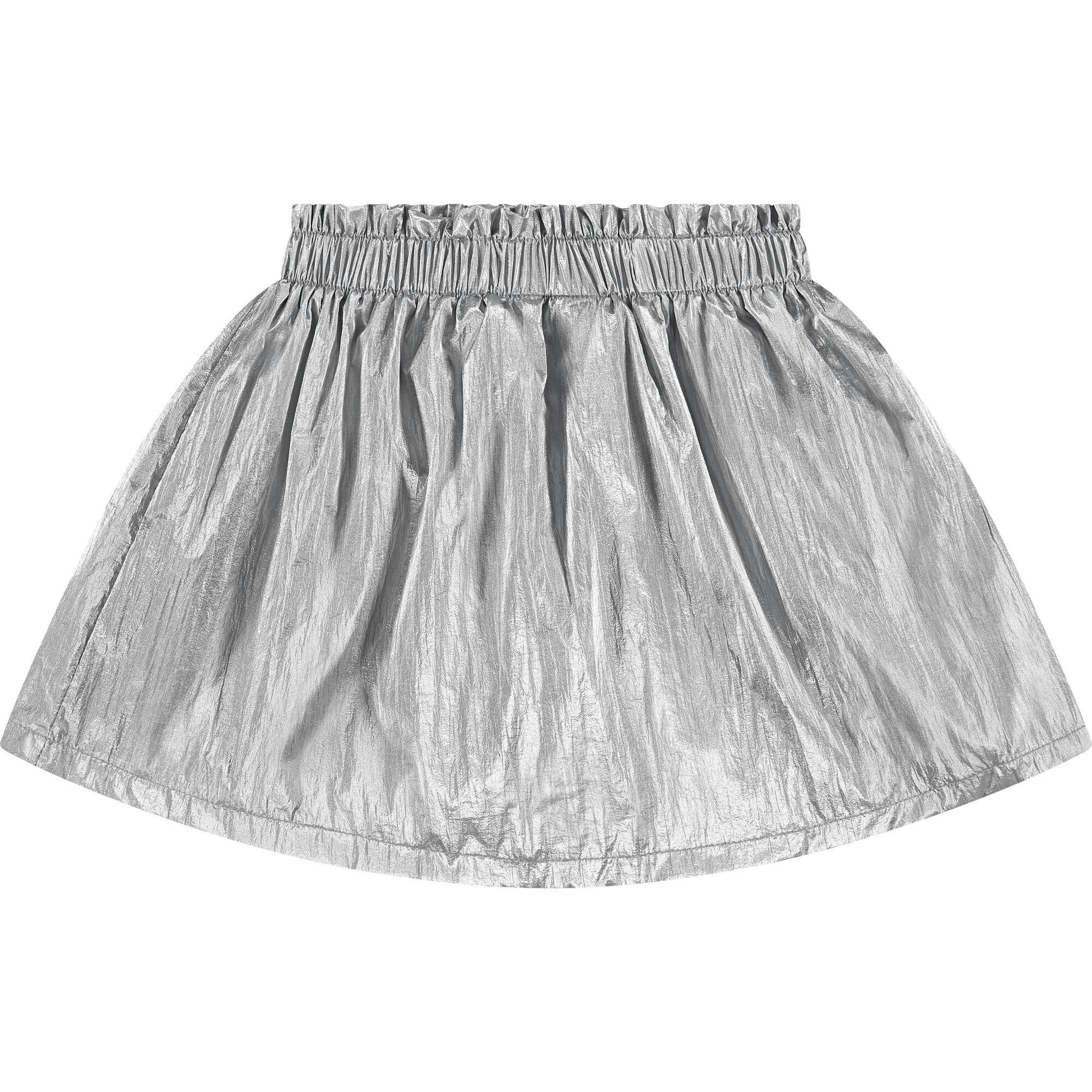 Cinched Foil Skirt