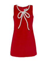Red Velvet Bow Princess Dress