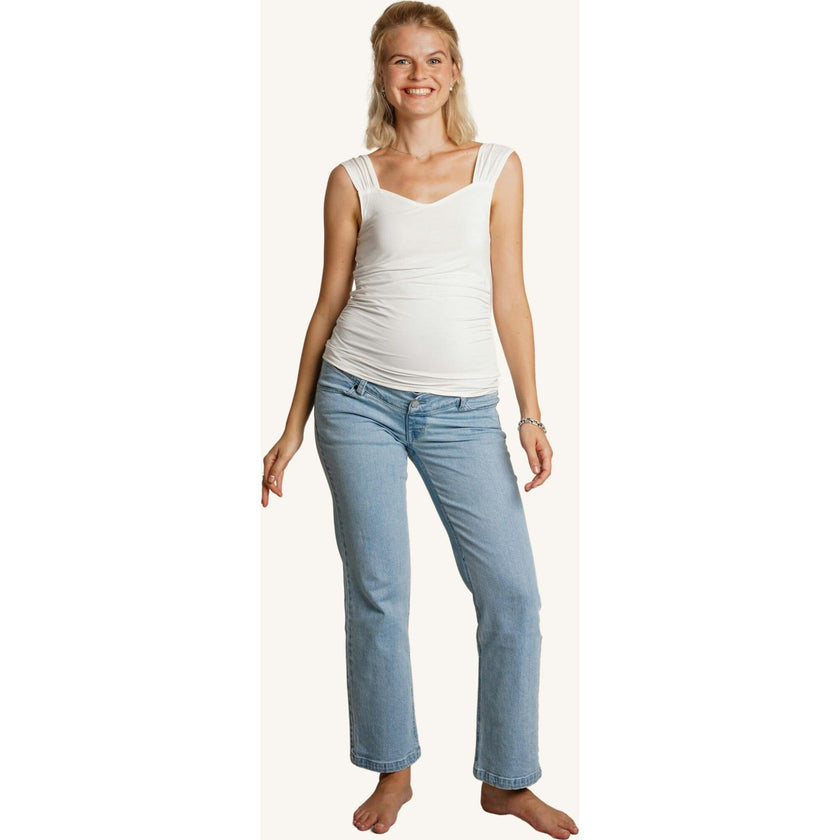 Hailey Maternity Straight Leg Jeans