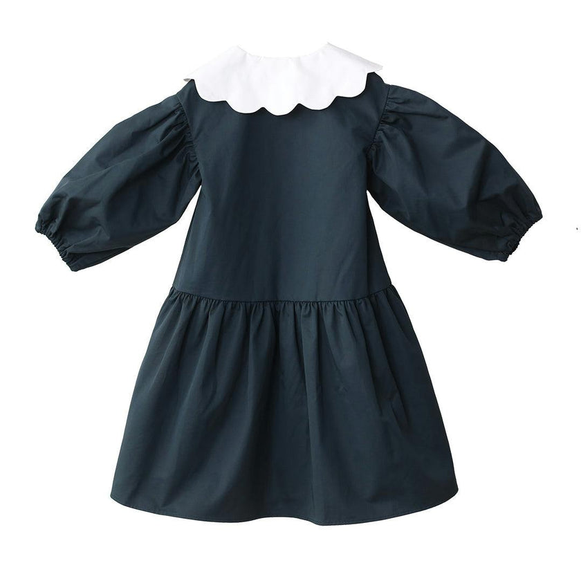 Selena dress (sacramento-green/ivory)