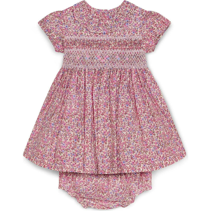 Smocked Baby Dress Lavender