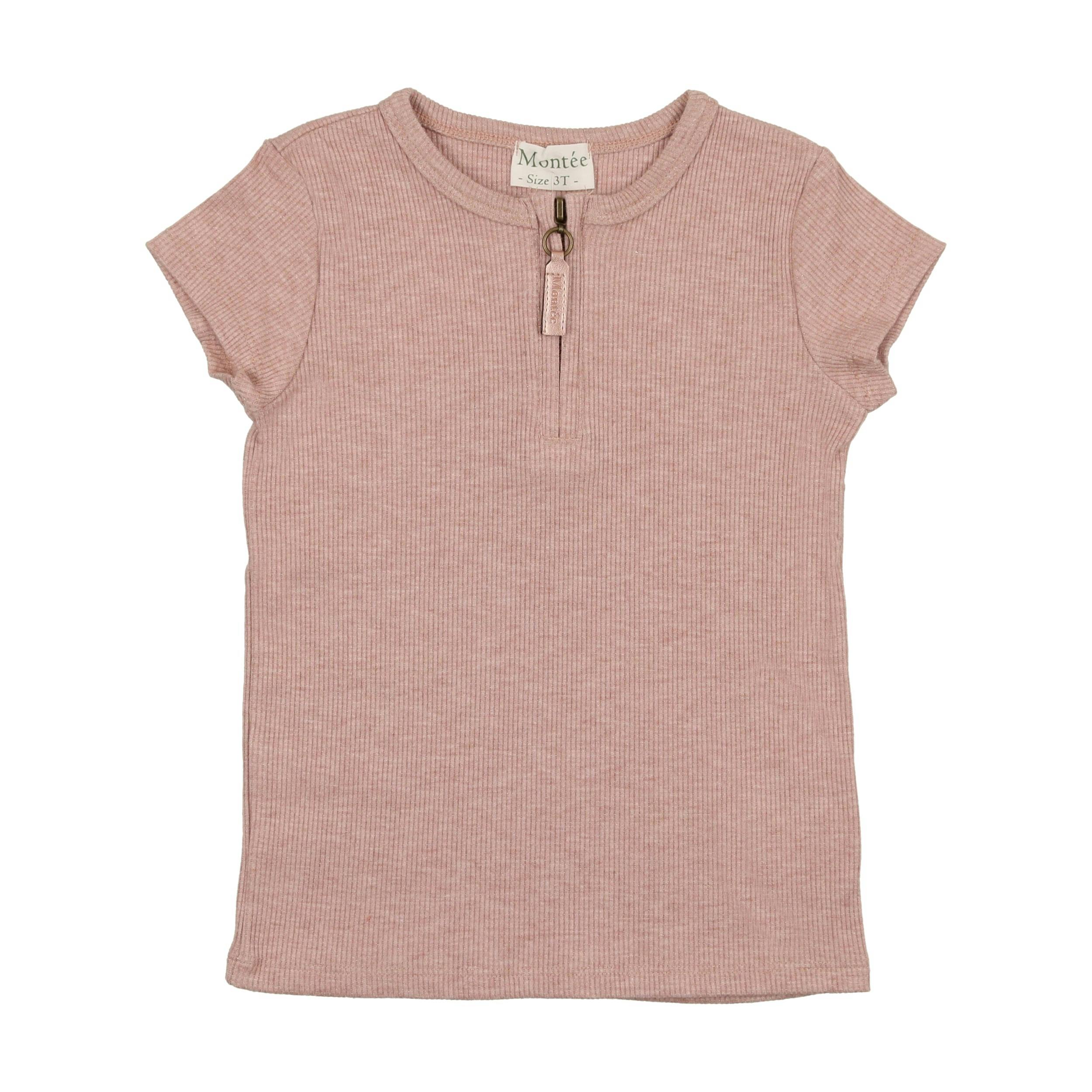 Soft Ribbed Short Sleeve Shirt