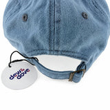 Vintage Wash Denim Baseball Cap for Older Kids
