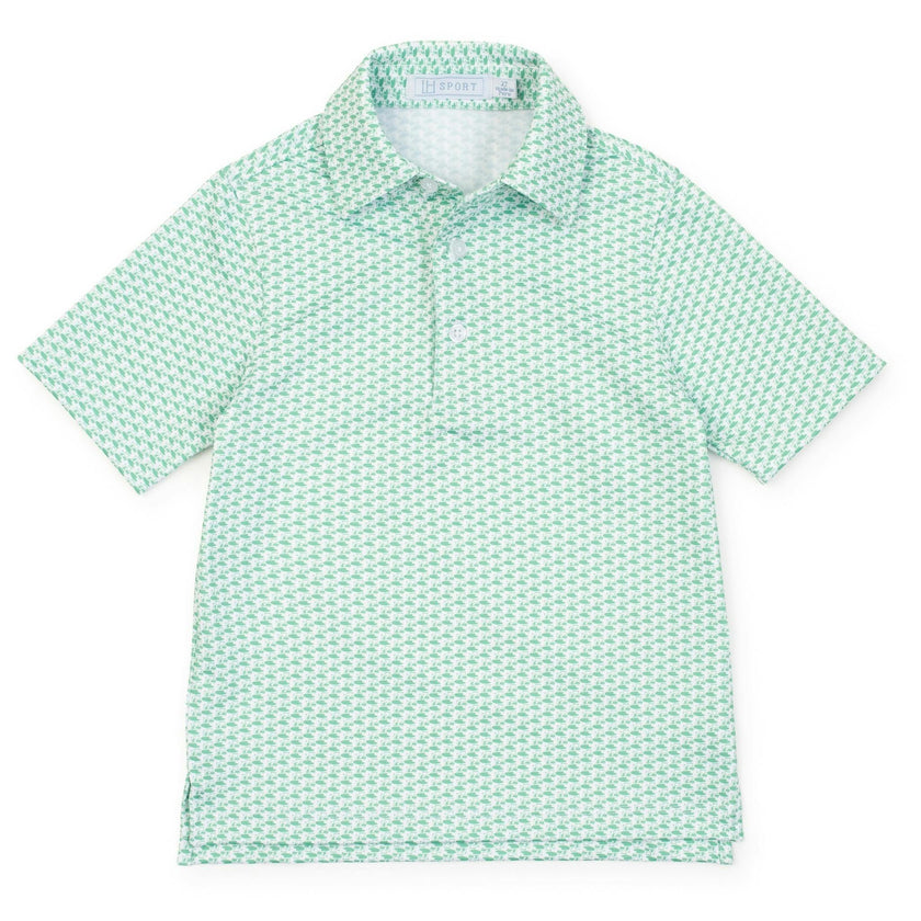 Will Boys' Performance Polo by LH Sport - Golf Tourney Classic Green