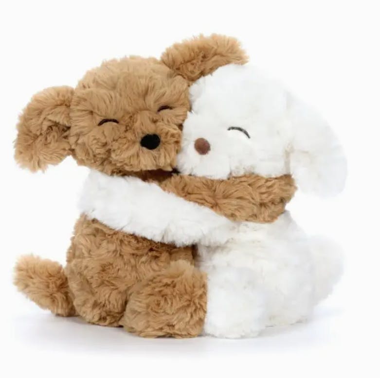 McHugs Harmony Hugging Puppies Weighted Plush Animal 18cm